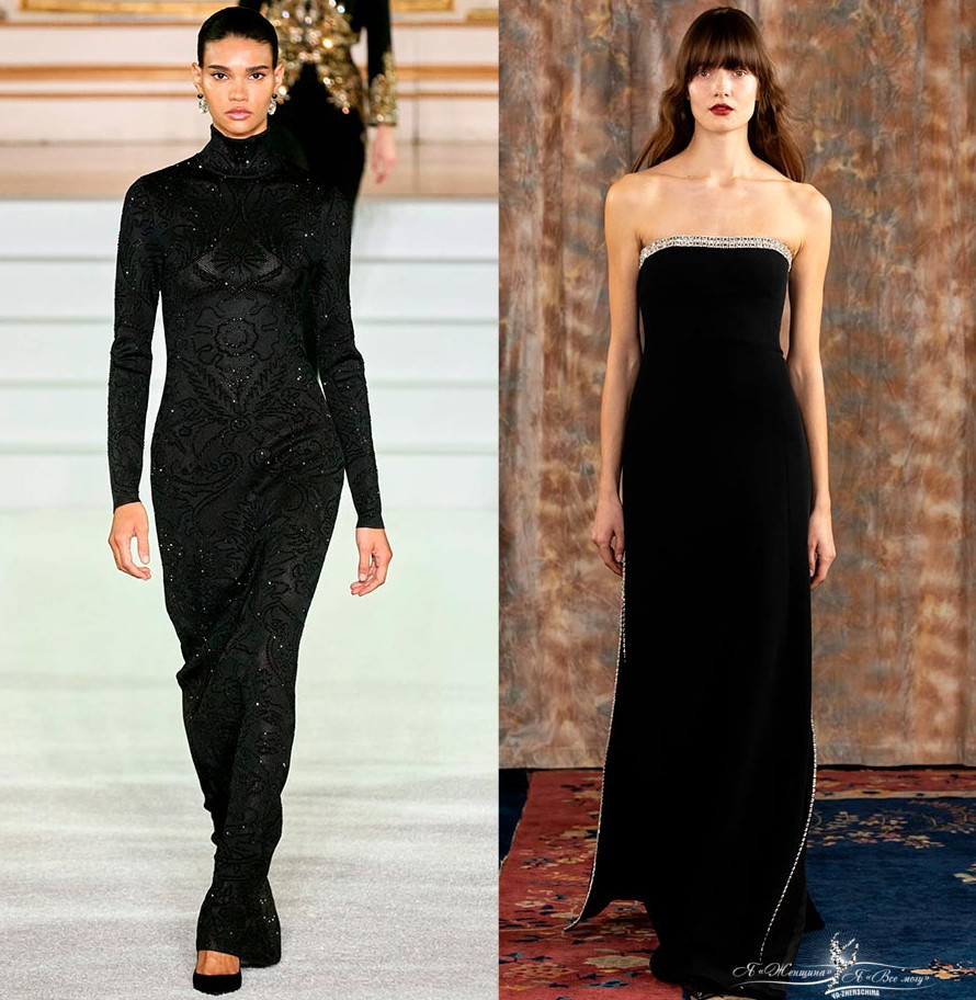 Длинные черные платья: тренды сезона и актуальные образы - «Мода»