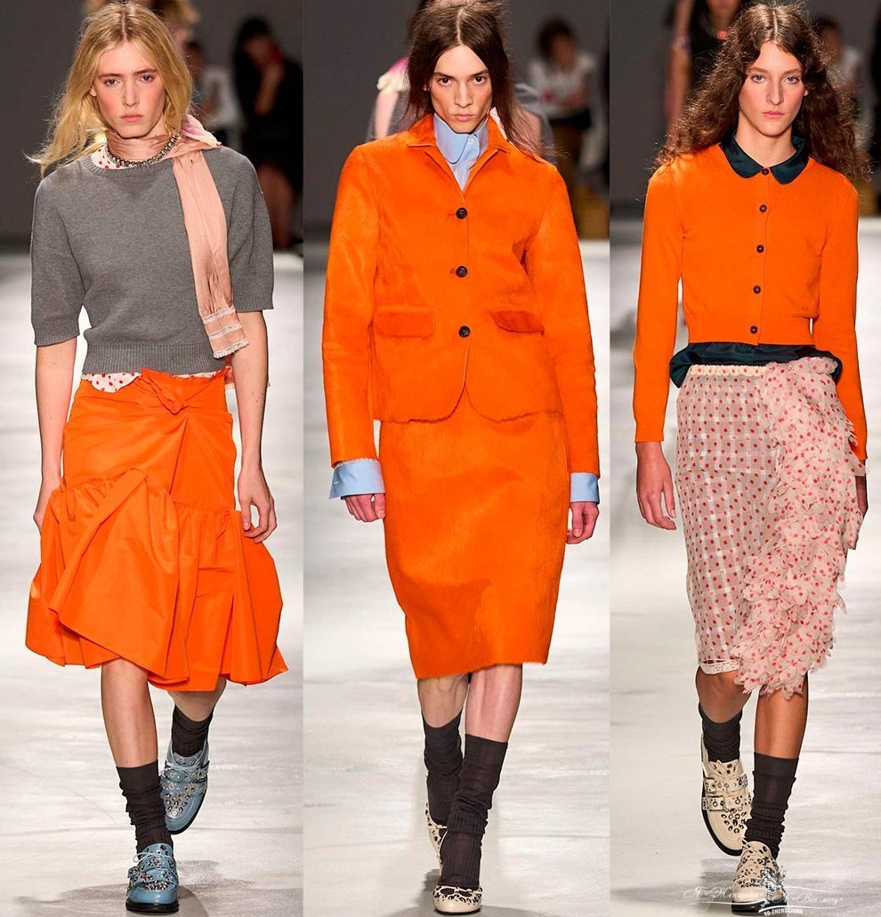 Оранжевый весна-лето 2026