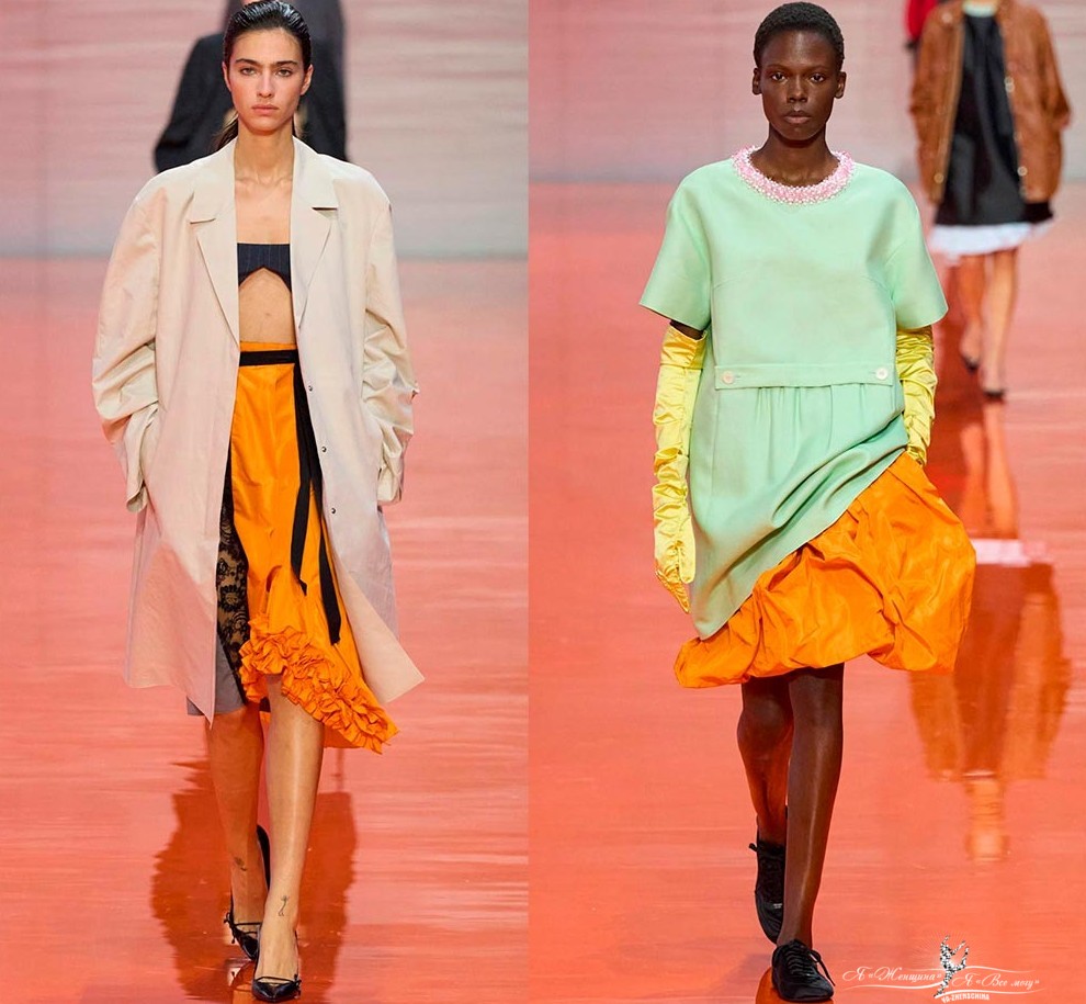 Оранжевый цвет в тренде