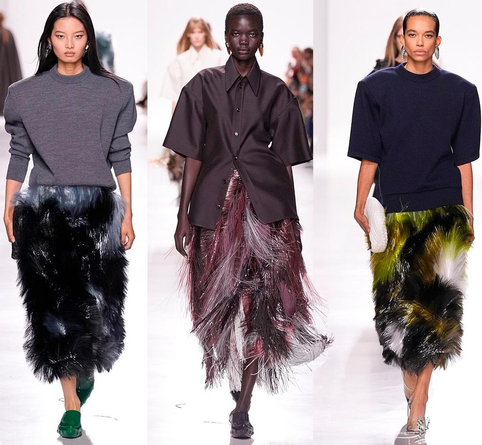 С чем сочетать модные юбки