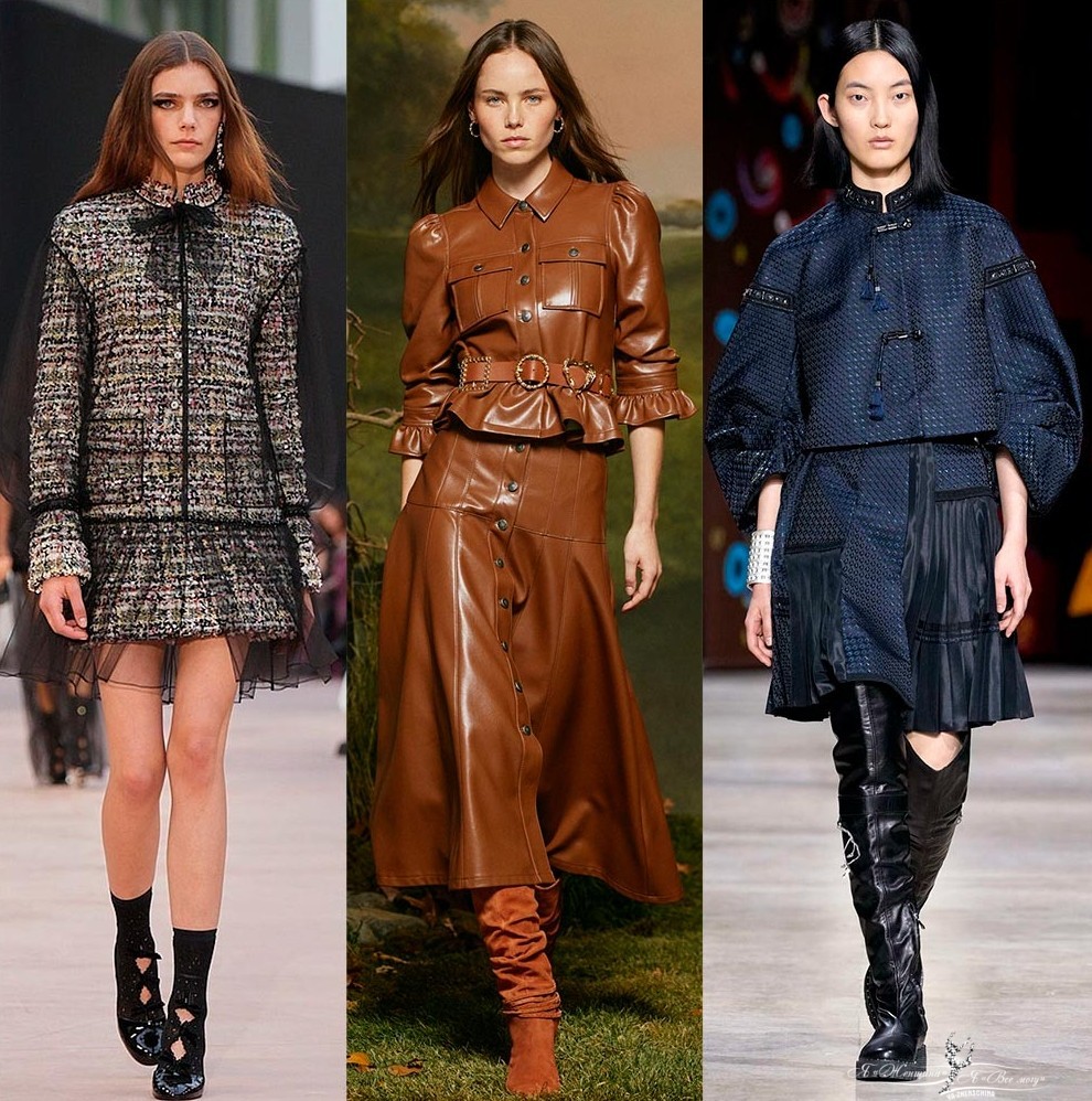 Актуальные костюмы с юбкой