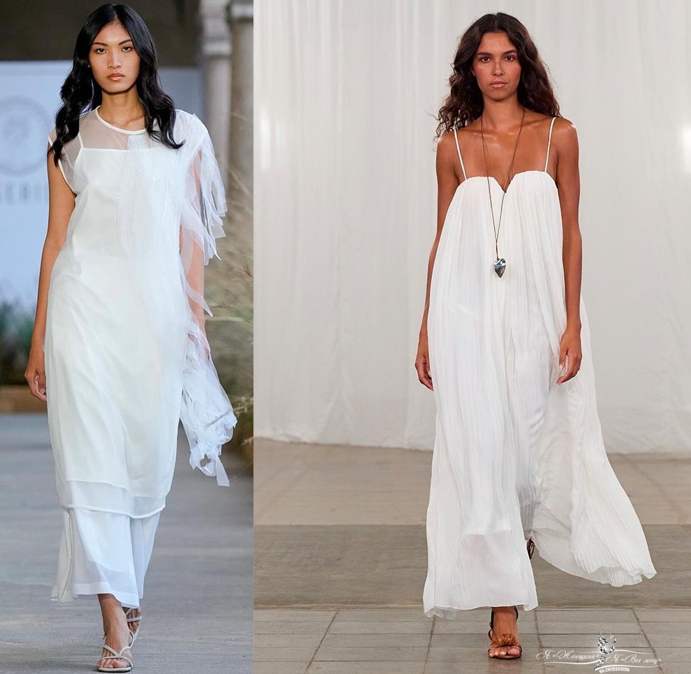 Модные белые образы 2026