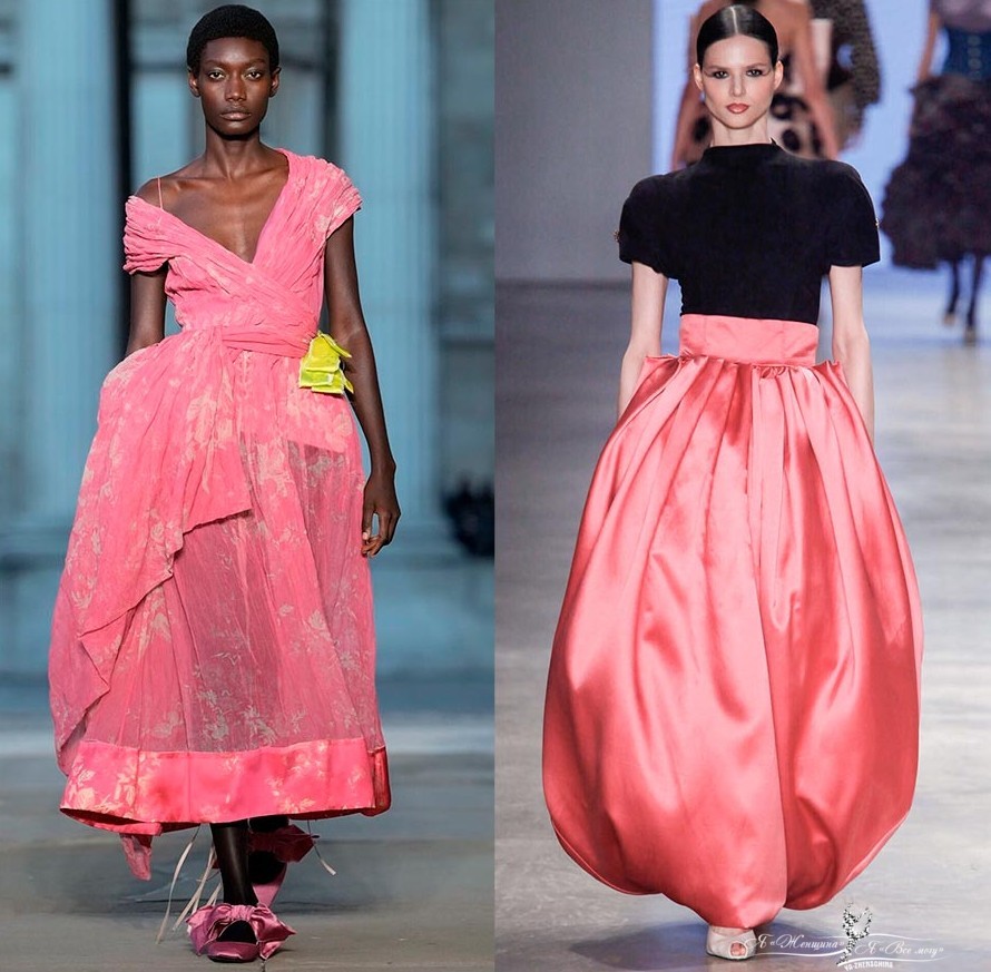 Розовые оттенки в одежде 2026