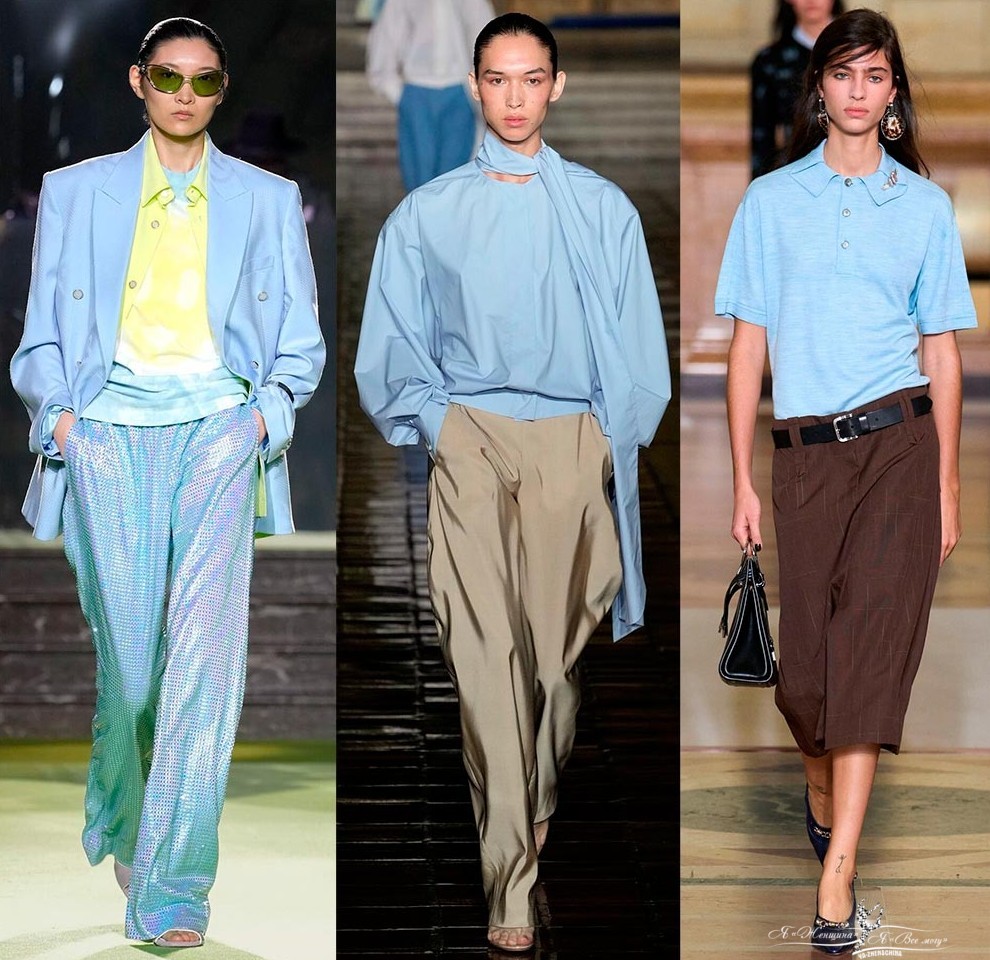 Модные оттенки в одежде