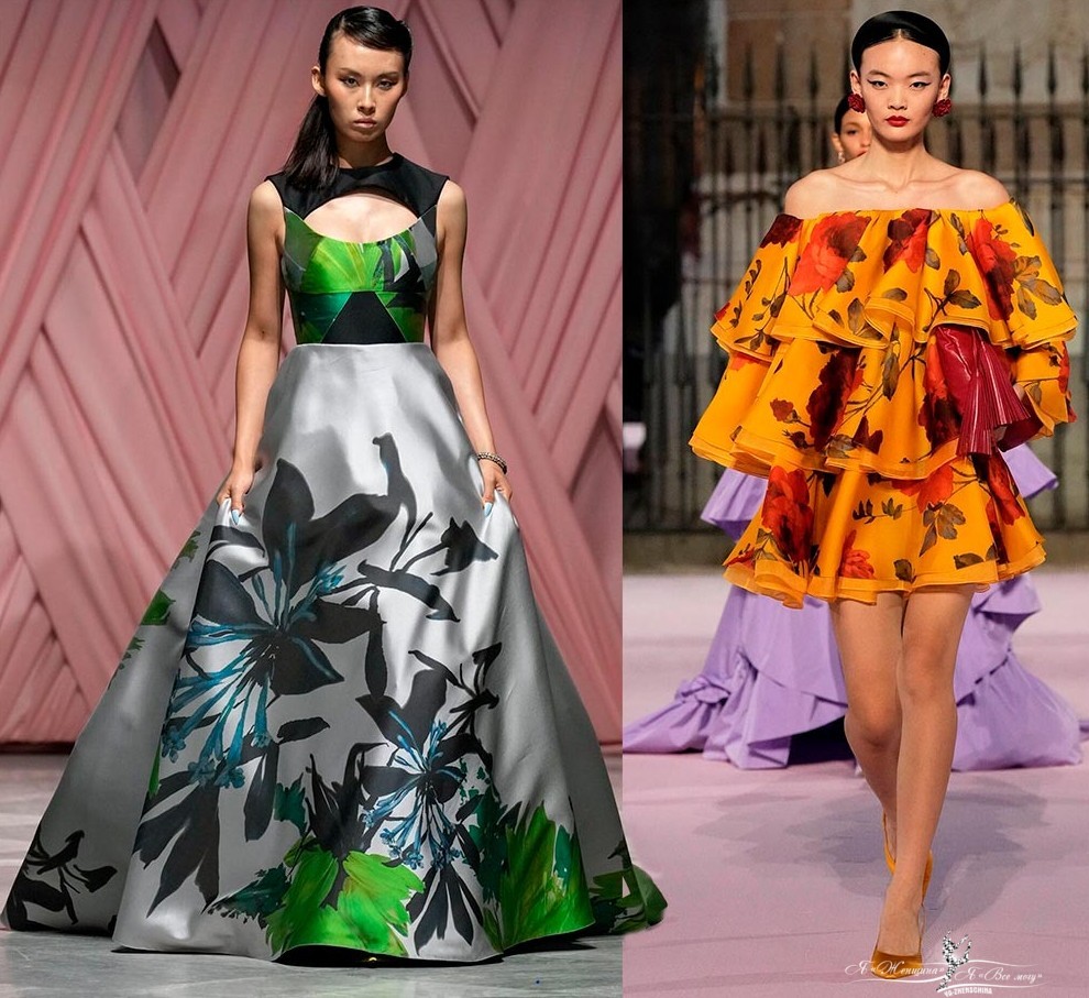 Модные пышные платья