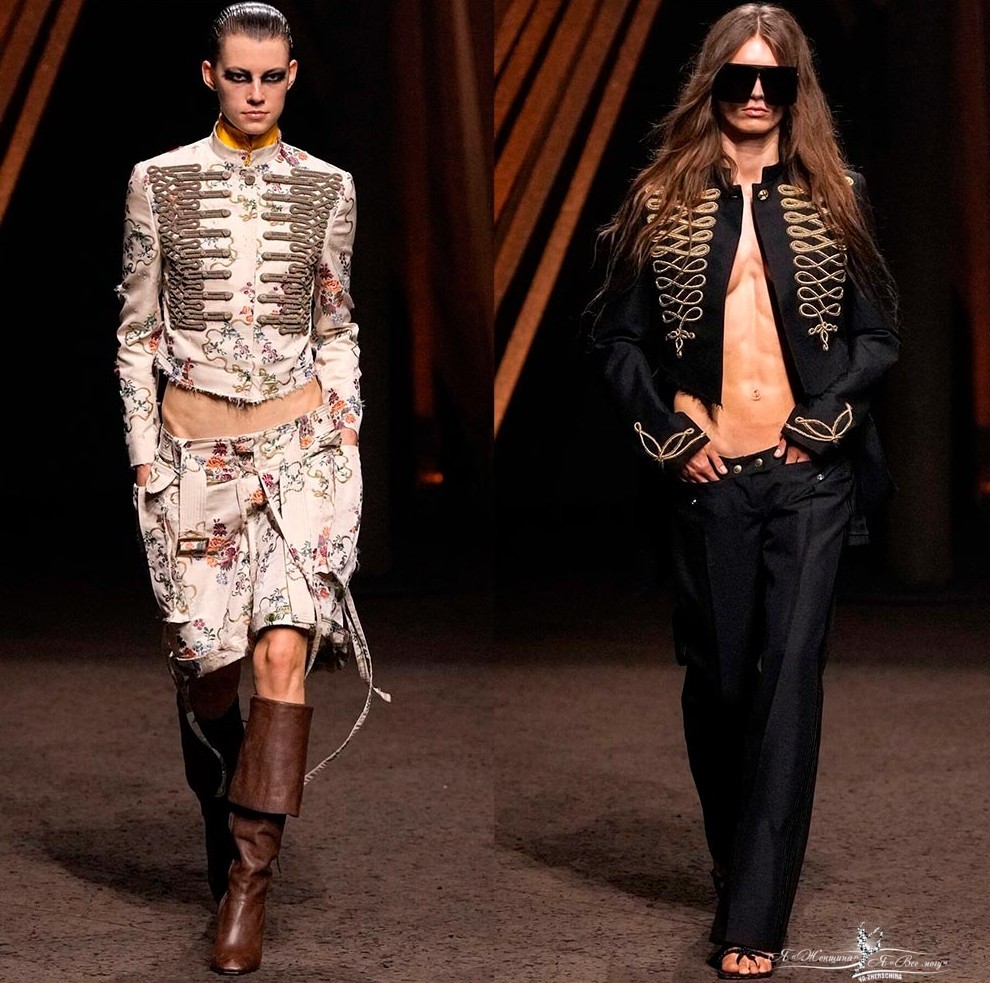 Жакеты в стиле парадной формы