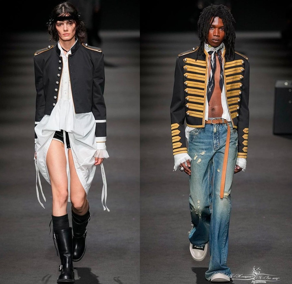 Жакеты в стиле парадной формы