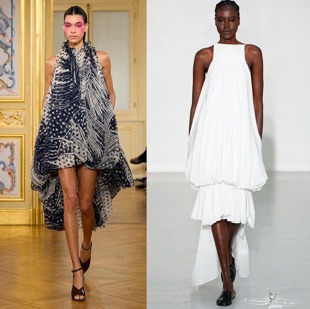 Трендовые платья-баллоны