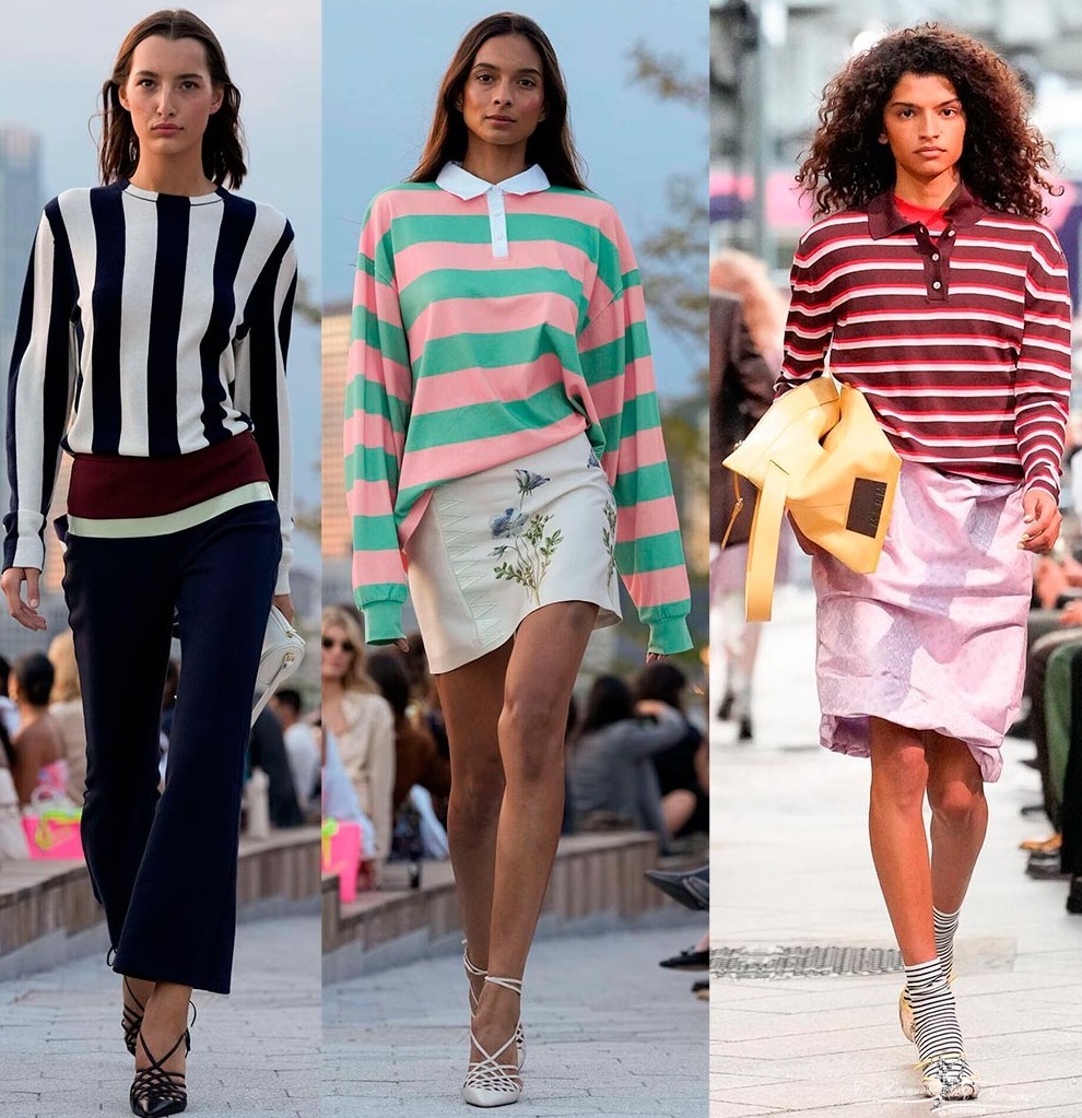 Красивый полосатый принт