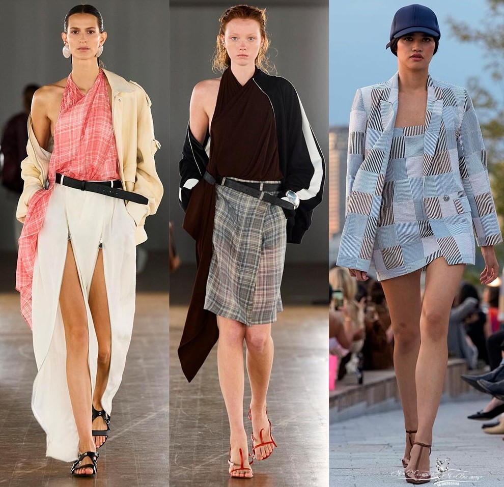 Модный клетчатый принт