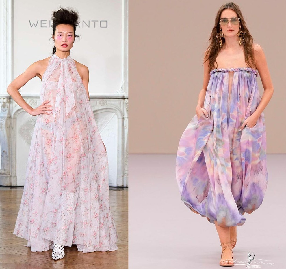 Нежные принты на одежде 2026