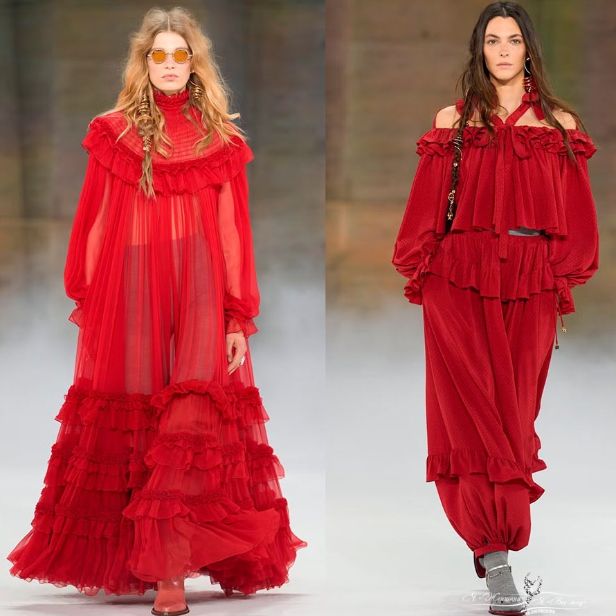 Образы в красном от Chloé